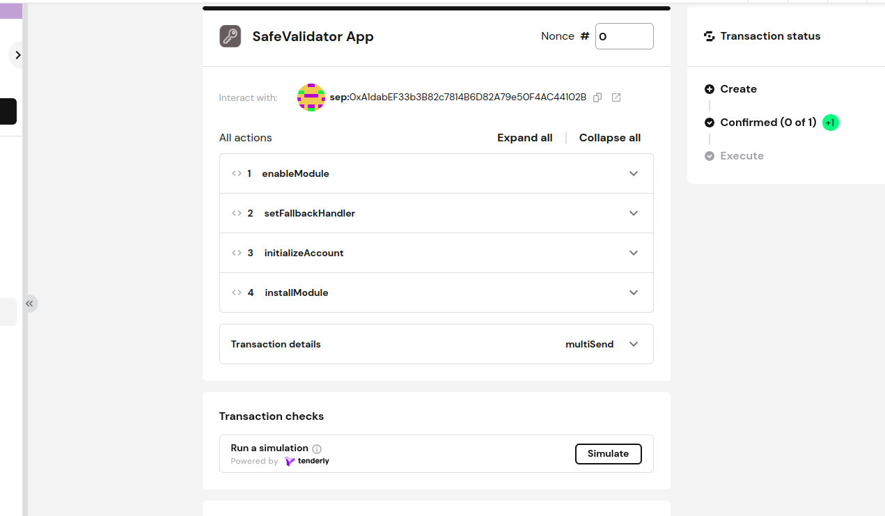 Validator App Install